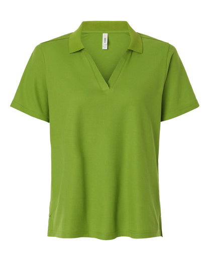 CORE365 Women's Resolve CVC Performance Pique Polo CE106W #color_Acid Green