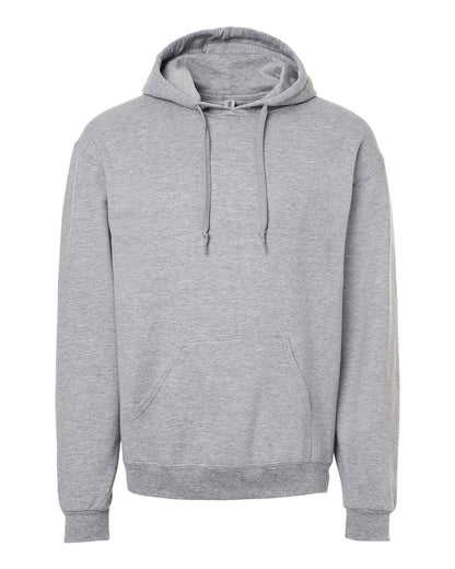 JERZEES Unisex Ultimate CVC Hooded Sweatshirt IC49MR #color_Athletic Heather