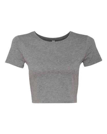 BELLA + CANVAS Women’s Crop Tee 6681 #color_Deep Heather