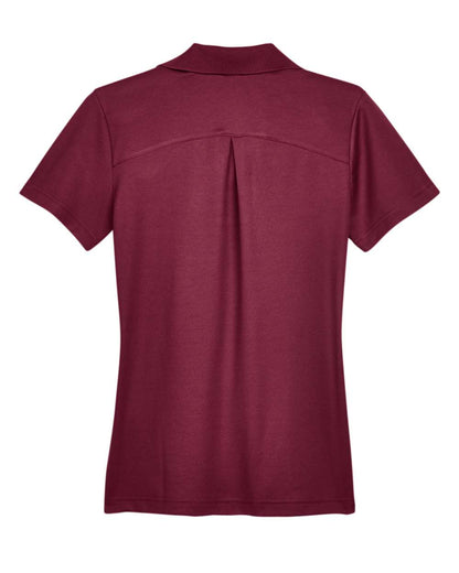 Devon & Jones Women's CrownLux Performance® Plaited Polo DG20W #color_Burgundy