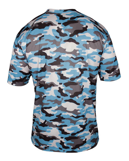 Badger Men's Camo T-Shirt 4181 #color_Columbia Blue