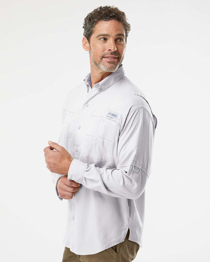 Columbia PFG Tamiami™ II Long Sleeve Shirt 212467 #colormdl_Cool Grey