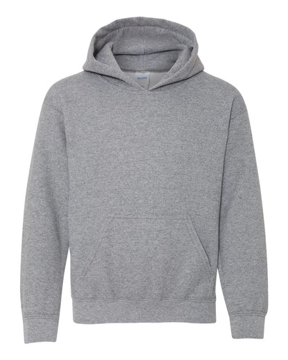 Gildan Youth Heavy Blend™ Hooded Sweatshirt 18500B #color_Graphite Heather