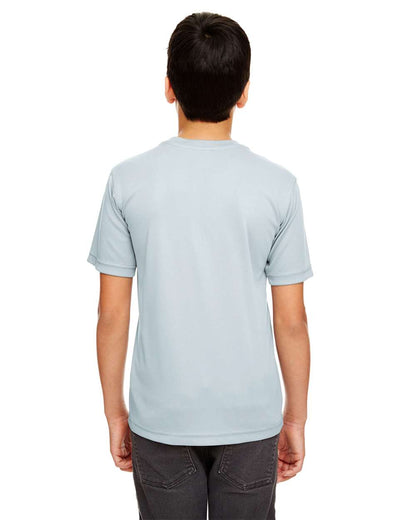 UltraClub Youth Cool & Dry Basic Performance T-Shirt 8620Y #colormdl_Grey