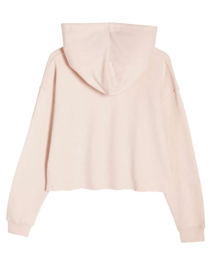 Lane Seven Women's Cropped Fleece Hooded Sweatshirt LS12000 #color_Pale Pink