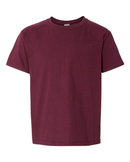 Gildan Youth Softstyle® T-Shirt 64000B #color_Maroon