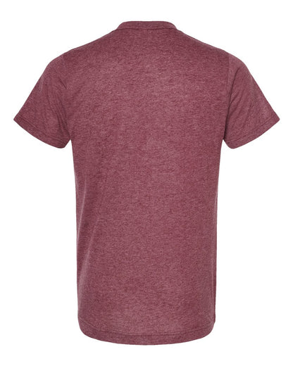 Tultex Poly-Rich T-Shirt 241 #color_Heather Burgundy