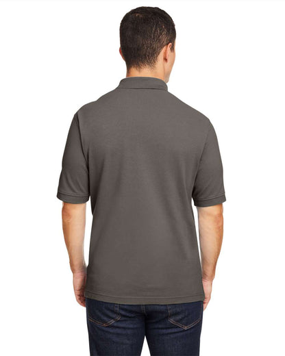 Harriton Men's Pique Polo M200 #colormdl_Charcoal