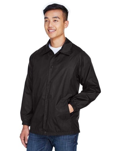 Harriton Unisex Nylon Staff Jacket M775 #colormdl_Black