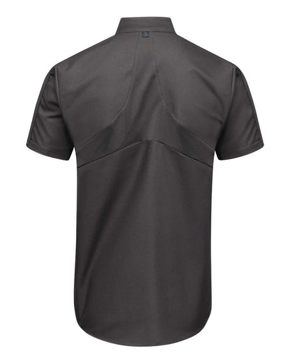 Red Kap Men's Tall Mimix™ Pro+ Short Sleeve Work Shirt With OilBlok SX46T #color_Charcoal