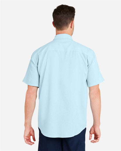 HUK Men's Tide Point Short Sleeve Shirt H150171 #colormdl_Crystal Blue