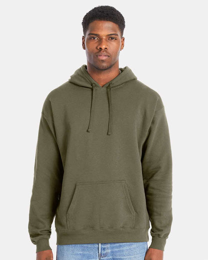 Hanes Unisex Perfect Sweats Hooded Sweatshirt RS170 #colormdl_Fatigue Green
