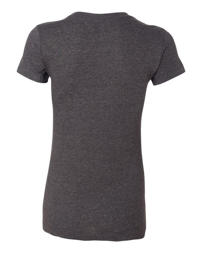 BELLA + CANVAS Women's Slim Fit Tee 6004 #color_Dark Grey Heather