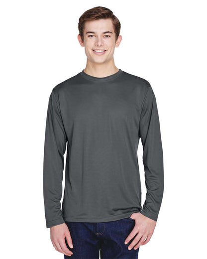 Team 365 Men's Zone Performance Long Sleeve T-Shirt TT11L #colormdl_Sport Graphite