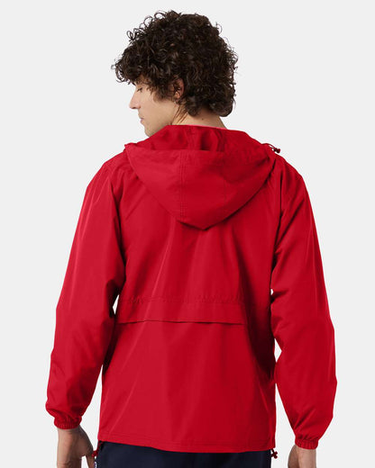 Champion Unisex Full-Zip Anorak Jacket CO125 #colormdl_Scarlet