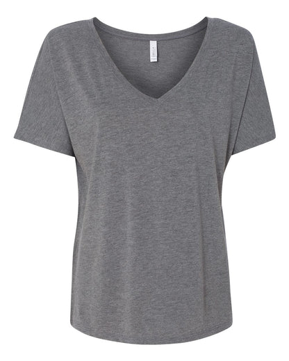 BELLA + CANVAS Women’s Slouchy V-Neck Tee 8815 #color_Grey Triblend