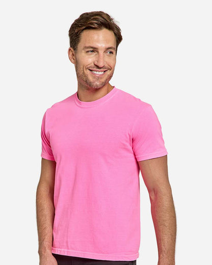 Threadfast Apparel Unisex Colors Garment-Dyed T-Shirt C1200 #colormdl_Charity Pink