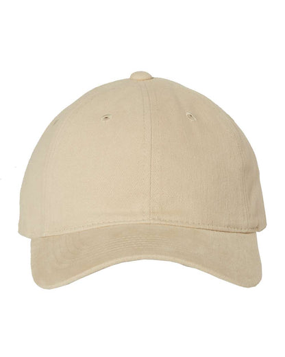 Valucap Heavy Brushed Twill Unstructured Cap 9610 #color_Khaki