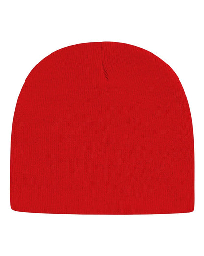 CAP AMERICA USA-Made 8 1/2" Beanie TKN28 #color_True Red