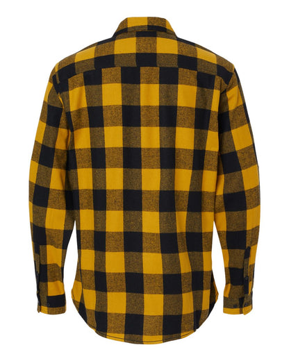 Burnside Yarn-Dyed Long Sleeve Flannel Shirt 8210 #color_Gold/ Black