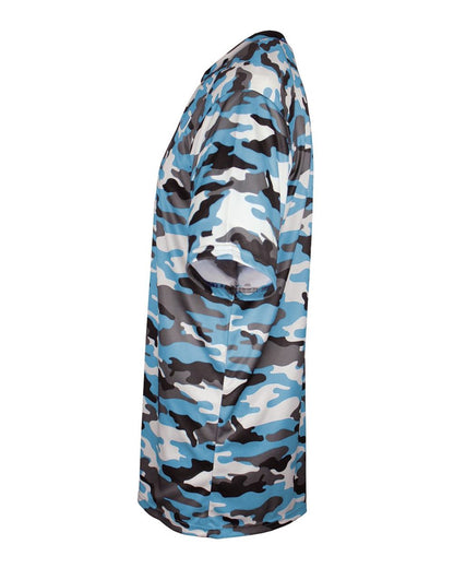 Badger Men's Camo T-Shirt 4181 #color_Columbia Blue