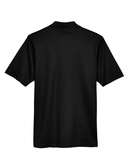 Devon & Jones Men's Tall CrownLux Performance® Plaited Polo DG20T #color_Black