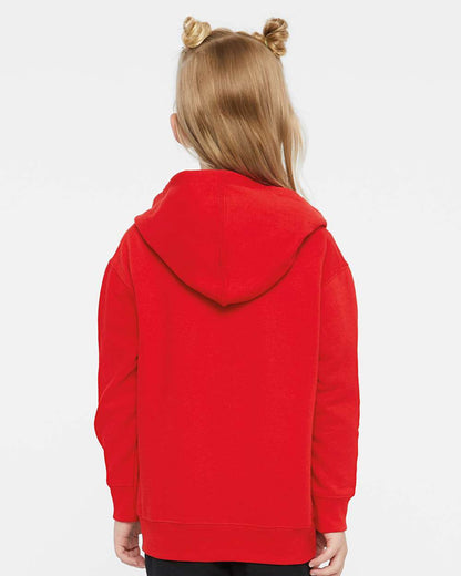 Rabbit Skins Toddler Full-Zip Fleece Hoodie Sweatshirt 3346 #colormdl_Red