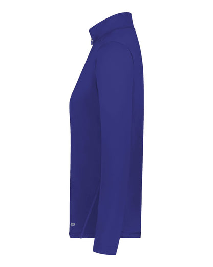 Holloway Women's CoolCore® Quarter-Zip Pullover 222340 #color_Purple