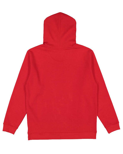 LAT Unisex Elevated Fleece Hoodie Sweatshirt 6926 #color_Red