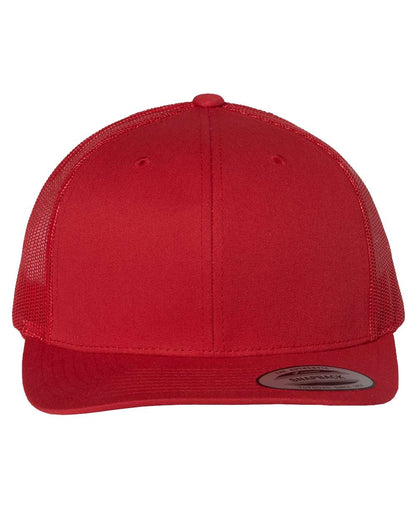 YP Classics Retro Trucker Cap 6606 #color_Red