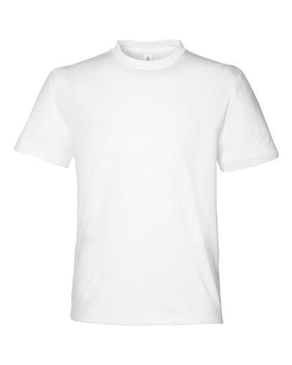 Team 365 Youth Zone Performance Mesh T-Shirt TT15Y #color_White