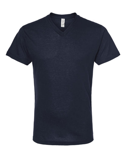 Tultex Poly-Rich V-Neck T-Shirt 207 #color_Navy