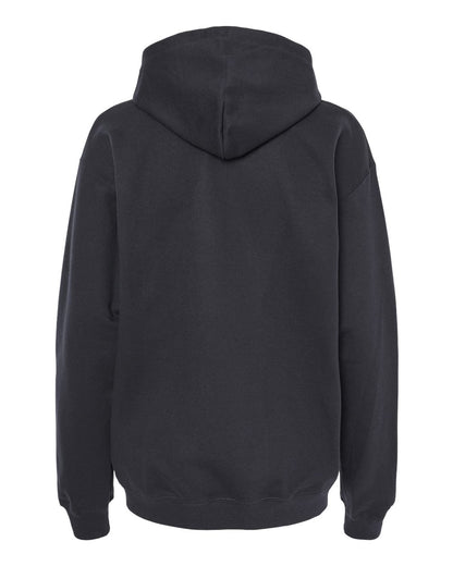 Gildan Unisex Softstyle® Midweight Hooded Sweatshirt SF500 #color_Black