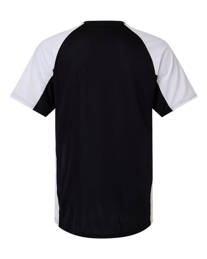 Augusta Sportswear Men's Cutter Jersey 1517 #color_Black/ White