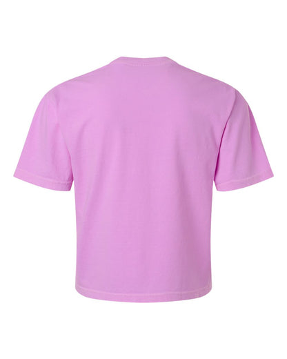 Comfort Colors Women's Garment-Dyed Heavyweight Boxy T-Shirt 3023CL #color_Neon Violet
