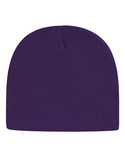 CAP AMERICA USA-Made 8 1/2" Beanie TKN28 #color_Purple