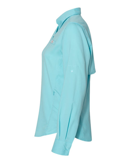 Columbia Women's PFG Tamiami™ II Fishing Shirt 127570 #color_Clear Blue