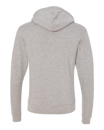 J. America Men's Triblend Fleece Hooded Sweatshirt 8871 #color_Grey Triblend