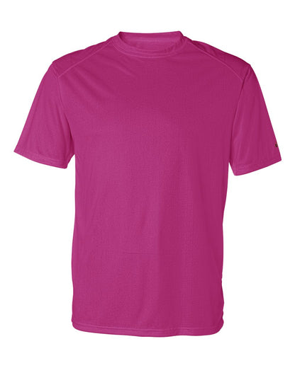 Badger B-Core Sport Shoulders T-Shirt 4120 #color_Hot Pink