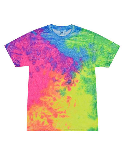 Colortone Youth Multi-Color Tie-Dyed T-Shirt 1000Y #color_Quest