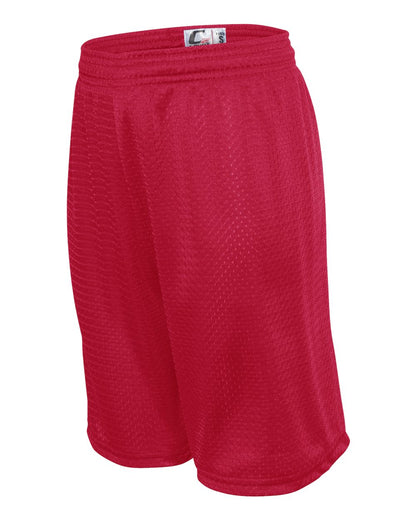 C2 Sport Youth Mesh Shorts 5209 #color_Red