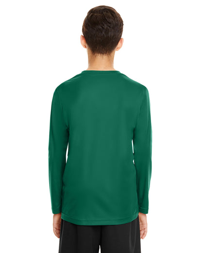 Team 365 Youth Zone Performance Long-Sleeve T-Shirt TT11YL #color_SPORT FOREST