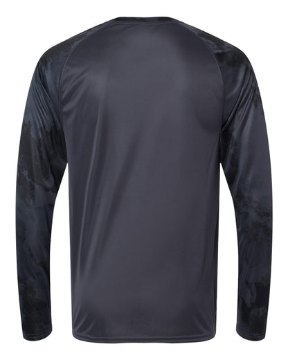 Paragon Unisex Cabo Camo Performance Long Sleeve T-Shirt 228 #color_Graphite