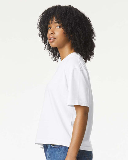 Comfort Colors Women's Garment-Dyed Heavyweight Boxy T-Shirt 3023CL #colormdl_White