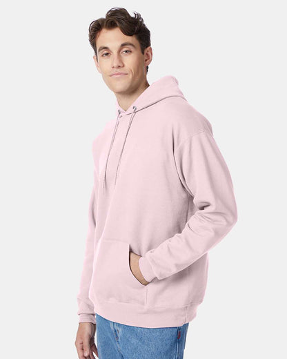 Hanes Unisex EcoSmart® Hooded Sweatshirt P170 #colormdl_Pale Pink