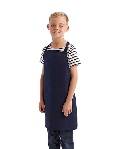 Artisan Collection by Reprime Youth Recycled Apron RP149 #colormdl_Navy