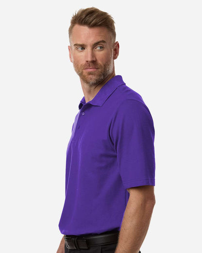 CORE365 Men's Resolve CVC Performance Pique Polo CE106 #colormdl_Campus Purple
