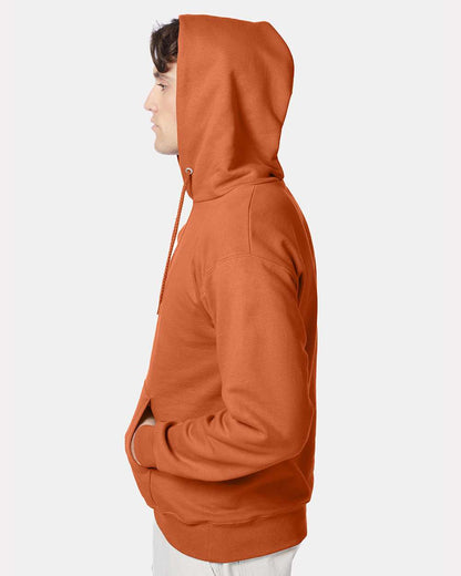 Hanes Unisex Ultimate Cotton® Hooded Sweatshirt F170 #colormdl_Pumpkin