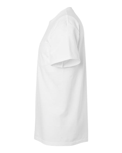 Gildan Unisex Ultra Cotton® Pocket T-Shirt 2300 #color_White
