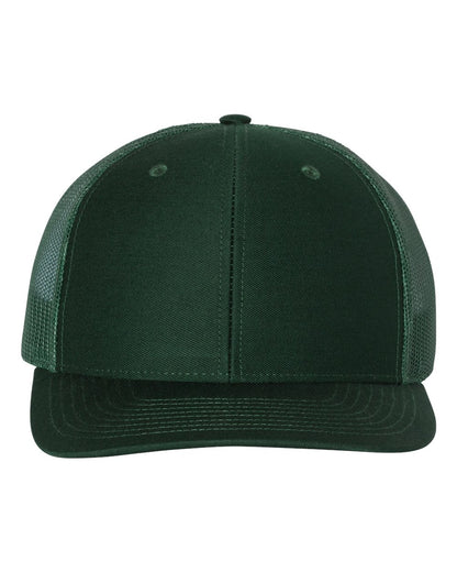 Richardson Snapback Trucker Cap 112 #color_Dark Green